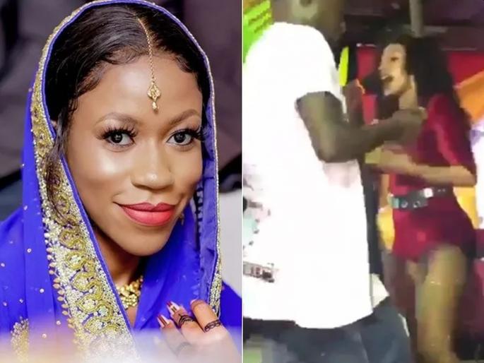 Video: Vinka kicks fan who tried to touch her private part while performing in South Sudan | Video: 'फॅन'ने केला प्रायव्हेट पार्टला स्पर्श करण्याचा प्रयत्न; महिला पॉप सिंगरने असा शिकवला धडा...