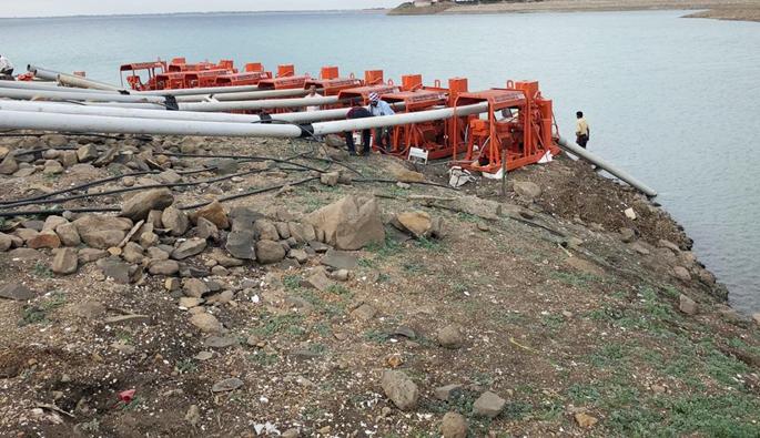 Tibar pumping from Ujani for Solapur city | सोलापूर शहरासाठी उजनीतून तिबार पंपिंग Tibar pumping from Ujani for Solapur city | सोलापूर शहरासाठी उजनीतून तिबार पंपिंग