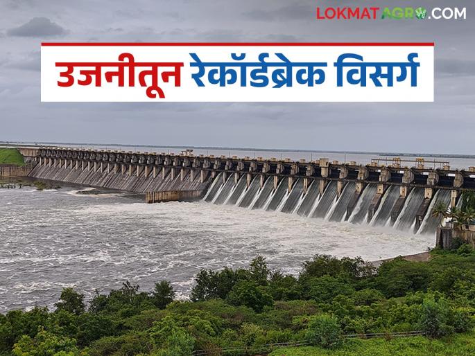 Nearly 1.25 lakh cusecs of water discharged into Chandrabhaga from the confluence of Ujani and Veer dams; Flood risk will increase | उजनी व वीर धरणाच्या संगमातून चंद्रभागेत तब्बल सव्वा लाख क्युसेकचा विसर्ग; पूराचा धोका वाढणार