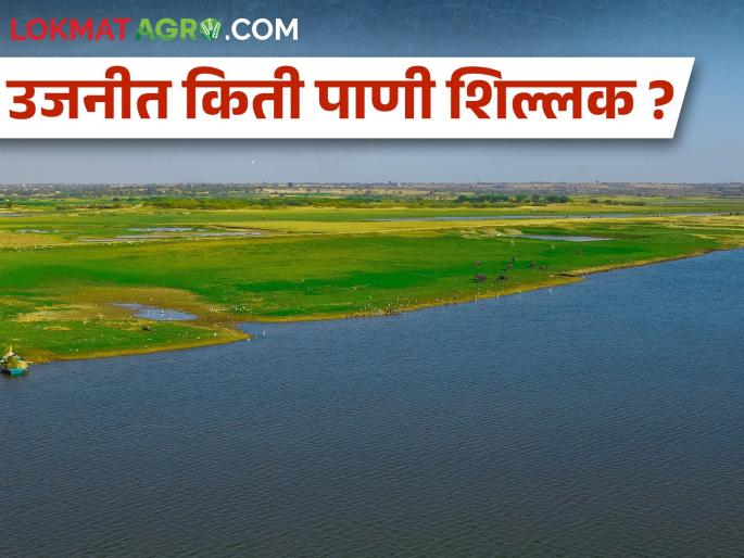 The water level of Ujani dam decreased; Now only 20 percent water is left | उजनीची पाणी पातळी खालावली; आता अवघे २० टक्के पाणी शिल्लक The water level of Ujani dam decreased; Now only 20 percent water is left | उजनीची पाणी पातळी खालावली; आता अवघे २० टक्के पाणी शिल्लक