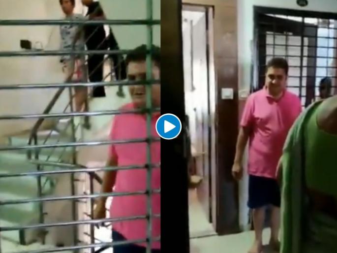 CorovaVirus : Shocking doctor woman corona suspected that the neighbors had offended her MYB | CorovaVirus : संतापजनक! कोरोनाच्या संशयावरून शेजाऱ्यांनी केला डॉक्टर महिलेला शिवीगाळ, व्हिडीओ व्हायरल