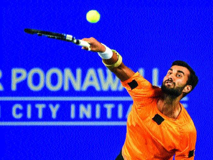 Tata Open Maharashtra Tennis: Yuki Bhambri reached the second round | टाटा ओपन महाराष्ट्र टेनिस : युकी भांब्रीचा दुस-या फेरीत प्रवेश  Tata Open Maharashtra Tennis: Yuki Bhambri reached the second round | टाटा ओपन महाराष्ट्र टेनिस : युकी भांब्रीचा दुस-या फेरीत प्रवेश