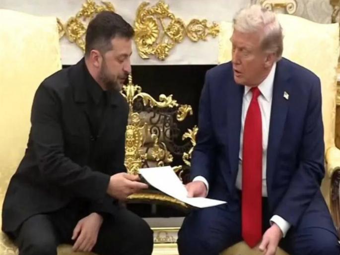 Zelensky, who went to meet Trump, sent a special letter to Melania; What is in this letter? | ट्रम्प यांना भेटायला गेलेल्या झेलेन्स्कींनी मेलानियांसाठी पाठवले खास पत्र; काय आहे या पत्रात?