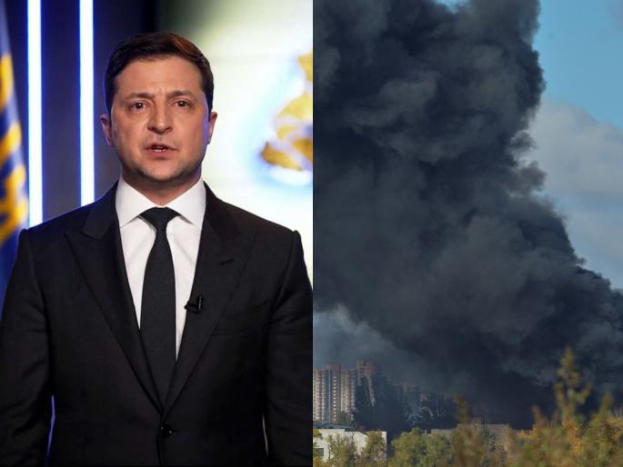 Deadly Russian missile struck 500 meters from Ukraine President Volodymyr Zelensky and Greek Prime Minister Kyriakos Mitsotakis | युक्रेनचे राष्ट्राध्यक्ष झेलेन्स्की थोडक्यात बचावले; अवघ्या ५०० मीटर अंतरावर पडले रशियाचे मिसाईल! Deadly Russian missile struck 500 meters from Ukraine President Volodymyr Zelensky and Greek Prime Minister Kyriakos Mitsotakis | युक्रेनचे राष्ट्राध्यक्ष झेलेन्स्की थोडक्यात बचावले; अवघ्या ५०० मीटर अंतरावर पडले रशियाचे मिसाईल!