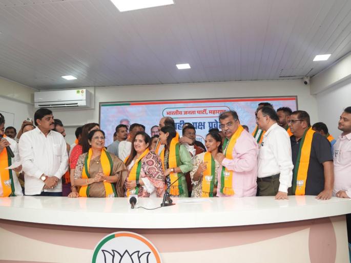 BJP cracks down on Kalani empire in Ulhasnagar, Kalani supporter, former corporator and others join BJP | उल्हासनगरात भाजपाने लावला कलानी साम्राज्याला सुरुंग, कलानी समर्थक माजी नगरसेवकासह इतर भाजपात दाखल