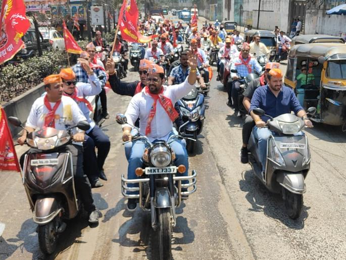 bike rally on the occasion of cheti chand yatra in ulhasnagar | उल्हासनगरात चेटीचंड यात्रेनिमित्त बाईक रॅली