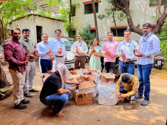 Foreign liquor worth Rs 17 lakh seized in Ulhasnagar; Village liquor dens in the city ignored | उल्हासनगरात विदेशी मद्यसह १७ लाखाचा ऐवज जप्त; शहरातील गावठी दारू अड्ड्याकडे दुर्लक्ष