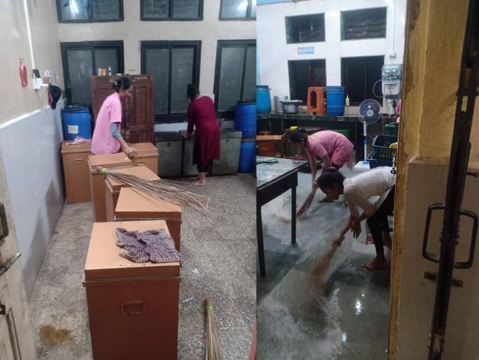 lokmat effect cleaning a central hospital kitchen | लोकमत इफेक्ट: मध्यवर्ती रुग्णालयातील स्वयंपाकघराची साफसफाई lokmat effect cleaning a central hospital kitchen | लोकमत इफेक्ट: मध्यवर्ती रुग्णालयातील स्वयंपाकघराची साफसफाई