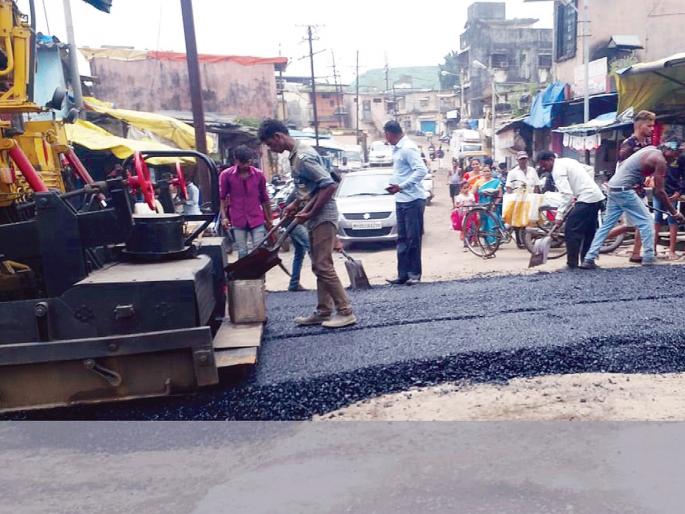 Ulhasnagar roads will be dazzling before Navratri festival | उल्हासनगरचे रस्ते होणार नवरात्रोत्सवापूर्वी चकाचक