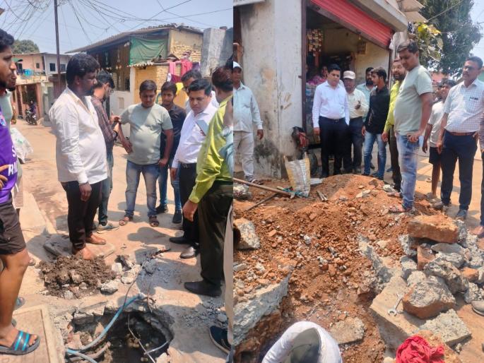 Lokmat Effect: Inspection of Water Scarcity Department in Ulhasnagar by Additional Commissioner | लोकमत इफेक्ट : उल्हासनगरातील पाणी टंचाई विभागाची अतिरिक्त आयुक्तांकडून पाहणी Lokmat Effect: Inspection of Water Scarcity Department in Ulhasnagar by Additional Commissioner | लोकमत इफेक्ट : उल्हासनगरातील पाणी टंचाई विभागाची अतिरिक्त आयुक्तांकडून पाहणी