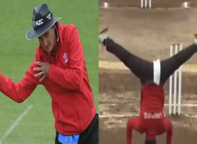 Former England cricket captain shares video of Pandharpur umpire | इंग्लंड क्रिकेट संघाच्या माजी कर्णधाराने केला पंढरपूरच्या अम्पायरचा व्हिडिओ शेअर