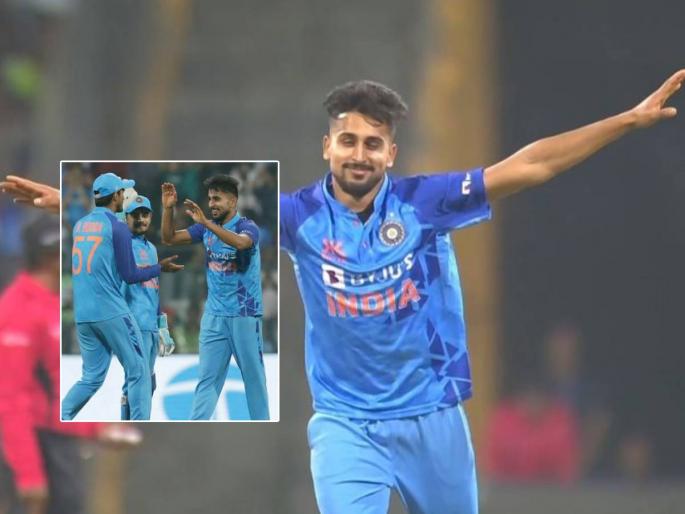 Umran Malik broke Jasprit Bumrah's record by bowling at 155 kmph and also dismissed Sri Lankan captain Dasun Shanaka  | IND vs SL: उमरान मलिकच्या वेगासमोर श्रीलंकेचा कर्णधार 'ढेर', जसप्रीत बुमराहचा विक्रम काढला मोडीत