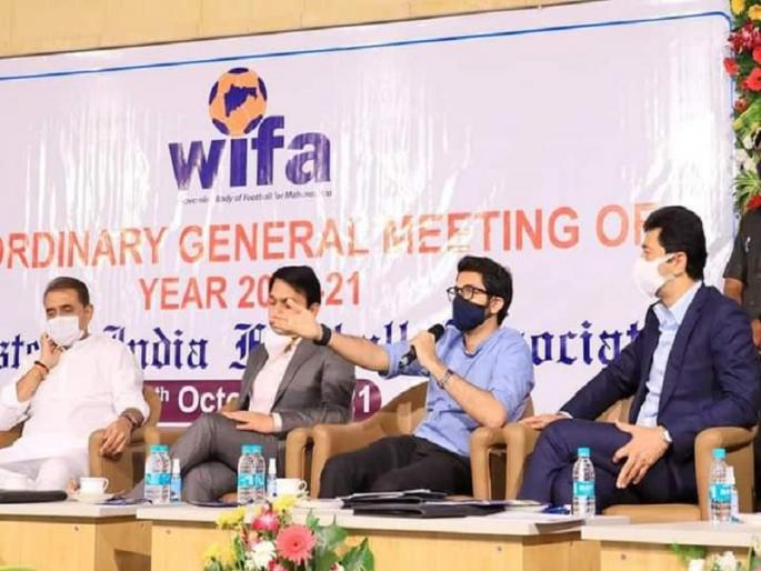 under 17 age girls football world cup in maharashtra aditya thackeray | 'वर्षभरात सतरा वर्षाखालील मुलींचा फुटबॉल वर्ल्डकप' under 17 age girls football world cup in maharashtra aditya thackeray | 'वर्षभरात सतरा वर्षाखालील मुलींचा फुटबॉल वर्ल्डकप'