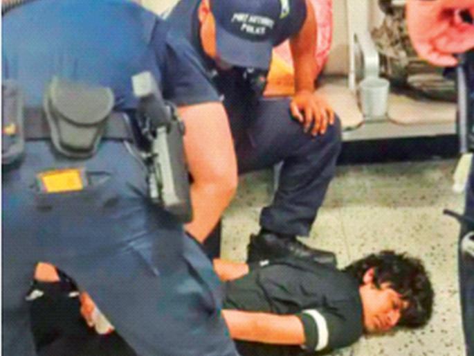 An Indian was beaten to death; if you say America, then come like this... | भारतीयाला आपटून मारले; अमेरिका म्हणे, असे याल तर... An Indian was beaten to death; if you say America, then come like this... | भारतीयाला आपटून मारले; अमेरिका म्हणे, असे याल तर...