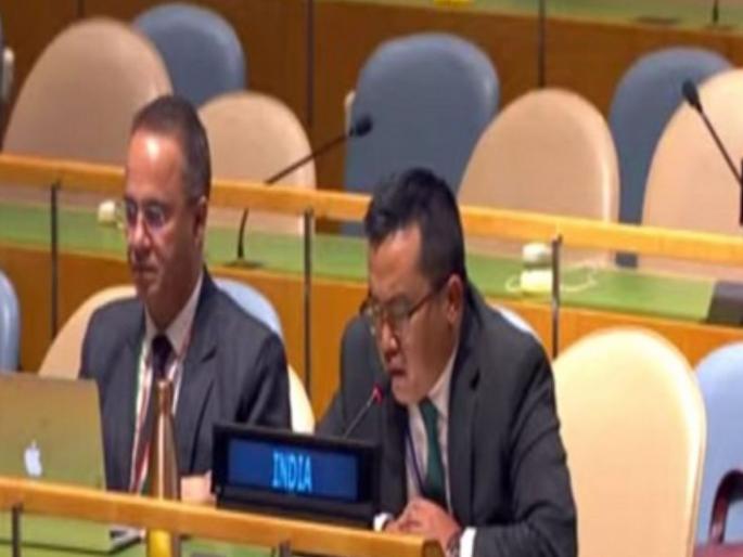 Obfuscates misdeeds in his own country, India replies to Pakistan PM's rant at UN | शांततेचा दावा करणारे दहशतवाद्यांना आश्रय देत नाहीत, भारताने UN मध्ये पाकिस्तानला फटकारले