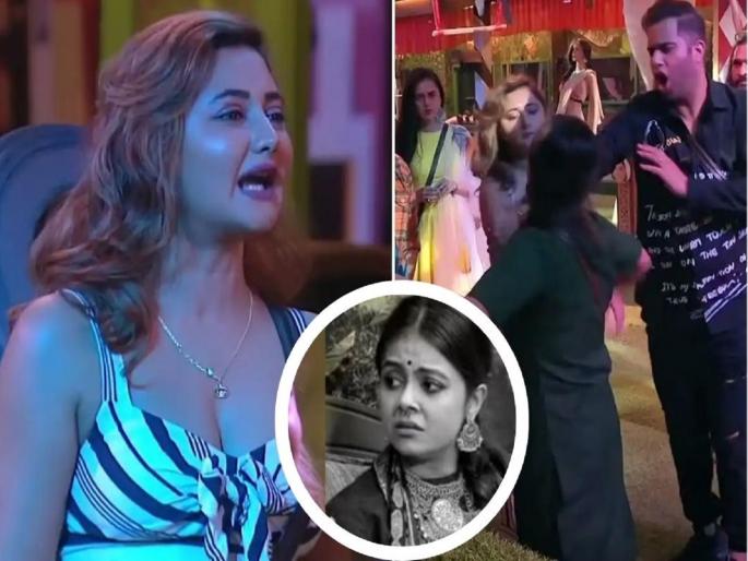 Bigg Boss 15 updates rashami desai slap devoleena bhattacharjee in bigg boss 15 | Bigg Boss 15: राग इतका अनावर झाला की रश्मी देसाईनं देवोलिनाच्या थोबाडीत हाणली!! Bigg Boss 15 updates rashami desai slap devoleena bhattacharjee in bigg boss 15 | Bigg Boss 15: राग इतका अनावर झाला की रश्मी देसाईनं देवोलिनाच्या थोबाडीत हाणली!!
