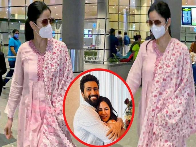 Katrina Kaif Sparks Pregnancy Rumours With New Airport Look | Video : काय सांगता? लग्नानंतर चारच महिन्यात कतरिना कैफ प्रेग्नंट? व्हिडीओवरून चर्चांना उधाण Katrina Kaif Sparks Pregnancy Rumours With New Airport Look | Video : काय सांगता? लग्नानंतर चारच महिन्यात कतरिना कैफ प्रेग्नंट? व्हिडीओवरून चर्चांना उधाण