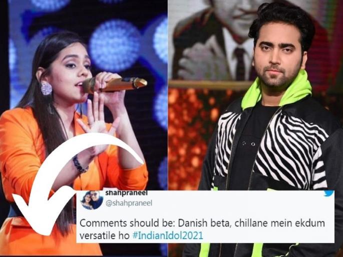 Indian Idol 12: netizens blasted on mohd danish and sanmukha priya called them besura | Indian Idol 12 : आता तरी हाकला रे...! शन्मुखप्रिया व दानिश पुन्हा ट्रोलर्सच्या निशाण्यावर Indian Idol 12: netizens blasted on mohd danish and sanmukha priya called them besura | Indian Idol 12 : आता तरी हाकला रे...! शन्मुखप्रिया व दानिश पुन्हा ट्रोलर्सच्या निशाण्यावर