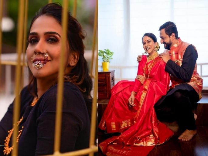 prasad oak wife manjiri oak shared special post on social media one of the nath got the name of her | मंजिरी नथ...! एका नथीला मिळालं मंजिरी ओकचं नाव; बायकोच्या यशाला प्रसादची दाद prasad oak wife manjiri oak shared special post on social media one of the nath got the name of her | मंजिरी नथ...! एका नथीला मिळालं मंजिरी ओकचं नाव; बायकोच्या यशाला प्रसादची दाद