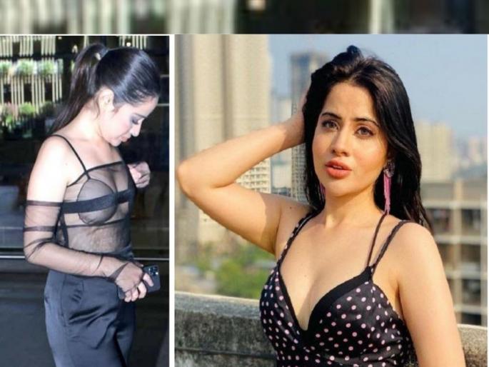 urfi javed is getting trolled again for wearing see through top | हिला एअरपोर्टवर एन्ट्रीच द्यायला नको...! उर्फी जावेदचा पारदर्शक ड्रेस पाहून नेटकरी भडकले urfi javed is getting trolled again for wearing see through top | हिला एअरपोर्टवर एन्ट्रीच द्यायला नको...! उर्फी जावेदचा पारदर्शक ड्रेस पाहून नेटकरी भडकले