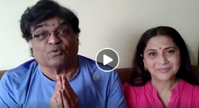 corona virus ashok saraf and nivedita saraf Makes Arrangements aamras puri for mumbai policepolice | अहोरात्र झटणा-या पोलिस मामांना अशोक मामांकडून मानाचं जेवण! ‘अभिनयाचा राजा’ देणार ‘फळांच्या राजा’ची ट्रीट!!