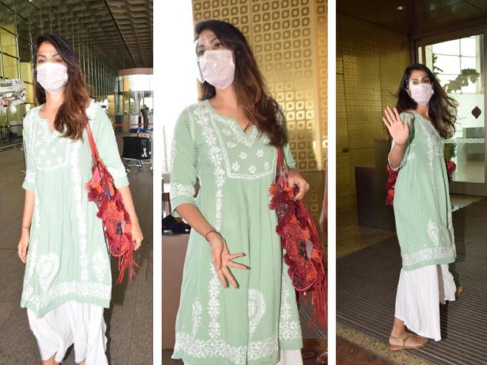rhea chakraborty clicked at airport traveling to hyderabad she gets brutally trolled by social media-users | रिया चक्रवर्तीचा एअरपोर्ट व्हिडीओ पाहून भडकले लोक, केल्या नको त्या कमेंट्स rhea chakraborty clicked at airport traveling to hyderabad she gets brutally trolled by social media-users | रिया चक्रवर्तीचा एअरपोर्ट व्हिडीओ पाहून भडकले लोक, केल्या नको त्या कमेंट्स