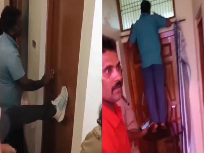 Husband catches lover and wife red-handed in Kushinagar, Uttar Pradesh | दरवाजाला कुलूप, प्रियकराला आत लपवलं; महिला कॉन्स्टेबलचं बिंग फुटलं, पोलीस पतीनं लई धुतलं... Husband catches lover and wife red-handed in Kushinagar, Uttar Pradesh | दरवाजाला कुलूप, प्रियकराला आत लपवलं; महिला कॉन्स्टेबलचं बिंग फुटलं, पोलीस पतीनं लई धुतलं...
