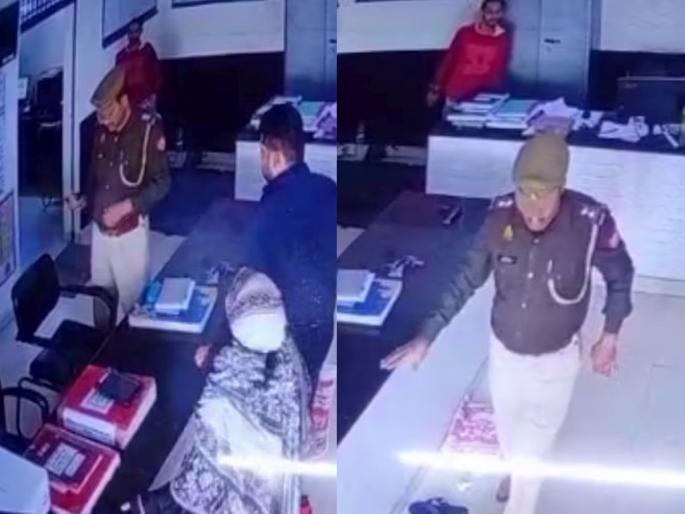 Woman goes to police station for passport; A bullet shoot from the PSI's pistol, hitting him in the head UP Aligarh crime news | पासपोर्टसाठी महिला पोलीस ठाण्यात गेलेली; पीएसआयच्या पिस्तुलमधून गोळी सुटली, डोक्याला लागली