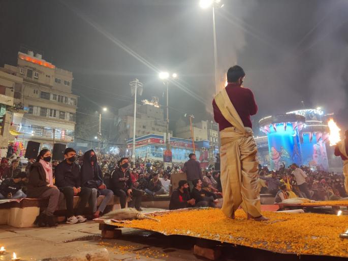 He is currently immersed in Kashi-Banaras, Shikhar Dhawan took Ganga Aarti Anand | तो सध्या काशी-बनारस फिरतोय, टीम इंडियाचा गब्बर गंगा आरतीत तल्लीन He is currently immersed in Kashi-Banaras, Shikhar Dhawan took Ganga Aarti Anand | तो सध्या काशी-बनारस फिरतोय, टीम इंडियाचा गब्बर गंगा आरतीत तल्लीन