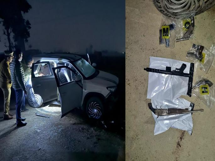 Uttar Pradesh Crime: firing from both sides, 4 notorious goons killed in Shamli encounter | जणू चित्रपटातील सीन..! दोन्ही बाजूंनी अंदाधुंद गोळीबार, पोलिसांनी 4 कुख्यात गुंडांचा केला खत्मा Uttar Pradesh Crime: firing from both sides, 4 notorious goons killed in Shamli encounter | जणू चित्रपटातील सीन..! दोन्ही बाजूंनी अंदाधुंद गोळीबार, पोलिसांनी 4 कुख्यात गुंडांचा केला खत्मा