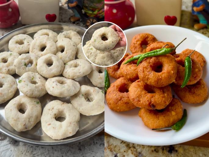 Ashadhi Ekadashi special food fasting medu vada recipe nutritious vrat food ideas | Ashadhi Ekadashi Food : आषाढी एकादशीला करा उपवासाचा कुरकुरीत मेदूवडा! चविष्ट आणि पौष्टिक पदार्थ