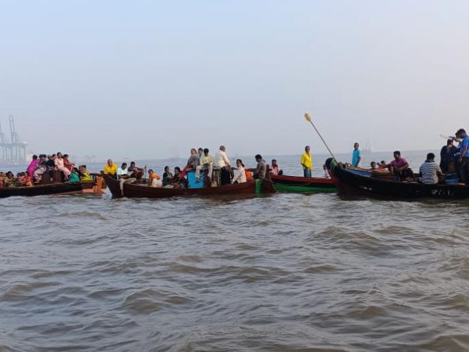 24 hour sea channel closure halts import export trade at the port loss of crores | २४ तासांच्या समुद्र चॅनल बंदमुळे बंदरातील आयात निर्यात व्यापार ठप्प; कोटींवधींचे नुकसान 24 hour sea channel closure halts import export trade at the port loss of crores | २४ तासांच्या समुद्र चॅनल बंदमुळे बंदरातील आयात निर्यात व्यापार ठप्प; कोटींवधींचे नुकसान