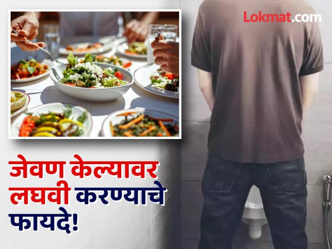 2 best habits after meal according to ayurvedic doctor you should urinate immediately after eating meal | जेवण केल्यावर लगेच लघवी करण्याचे काय होतात फायदे? आयुर्वेद डॉक्टरांनी दिला खास सल्ला... 2 best habits after meal according to ayurvedic doctor you should urinate immediately after eating meal | जेवण केल्यावर लगेच लघवी करण्याचे काय होतात फायदे? आयुर्वेद डॉक्टरांनी दिला खास सल्ला...