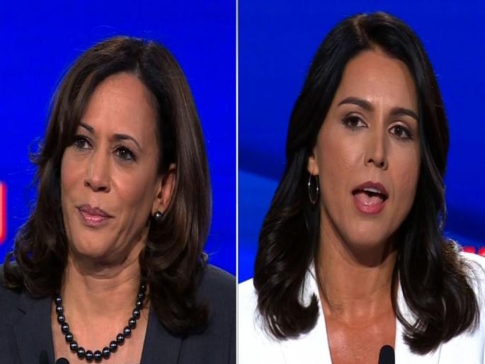 Hillary Clinton's Handmaiden Kamala Harris, Indian-origin Women Leader Tulsi Gabbar Criticized | "कमला हॅरिस ह्या हिलेरी क्लिंटन यांच्या मोलकरीण", तुलसी गबार्ड यांची बोचरी टीका Hillary Clinton's Handmaiden Kamala Harris, Indian-origin Women Leader Tulsi Gabbar Criticized | "कमला हॅरिस ह्या हिलेरी क्लिंटन यांच्या मोलकरीण", तुलसी गबार्ड यांची बोचरी टीका