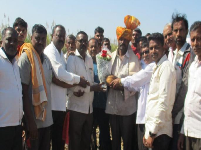 Ishwar Ramchandra Sangolkar alone cuts 16 tons of sugarcane in 20 guntas in one day | बाप रे! एकट्याने तोडला एक-दोन नव्हे तर १६ टन ऊस, सांगली जिल्ह्यातील शेतकऱ्याचा विक्रम Ishwar Ramchandra Sangolkar alone cuts 16 tons of sugarcane in 20 guntas in one day | बाप रे! एकट्याने तोडला एक-दोन नव्हे तर १६ टन ऊस, सांगली जिल्ह्यातील शेतकऱ्याचा विक्रम