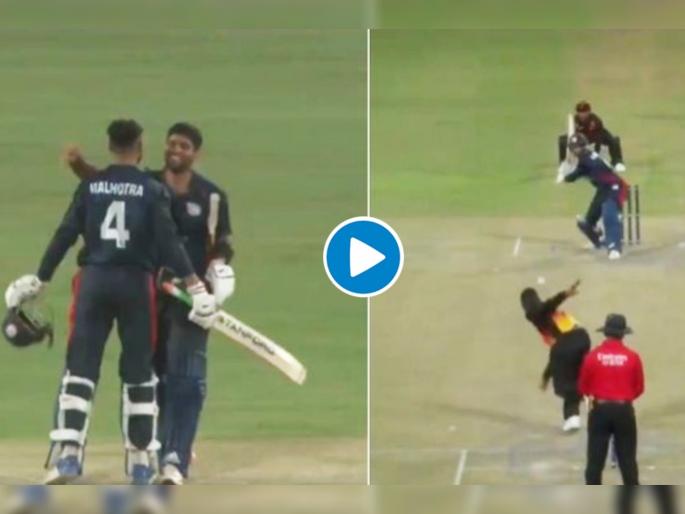 Jaskaran Malhotra hits six sixes in an over against Papua New Guinea, becomes USA's first ODI centurion  | जस्करन मल्होत्राचे वादळ; युवराज, गिब्स, पोलार्डच्या विक्रमाशी बरोबरी; डिव्हिलियर्सला टाकले मागे! 