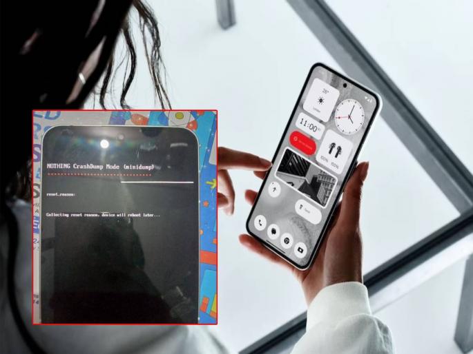 Users of nothing phone 1 and 2 are facing problems while using smartphones are restarting suddenly  | नथिंग स्मार्टफोनला झालंय तरी काय? अचानक बंदचा 'धक्का' अन् पुन्हा चालू; युजर्स चिंतेत Users of nothing phone 1 and 2 are facing problems while using smartphones are restarting suddenly  | नथिंग स्मार्टफोनला झालंय तरी काय? अचानक बंदचा 'धक्का' अन् पुन्हा चालू; युजर्स चिंतेत