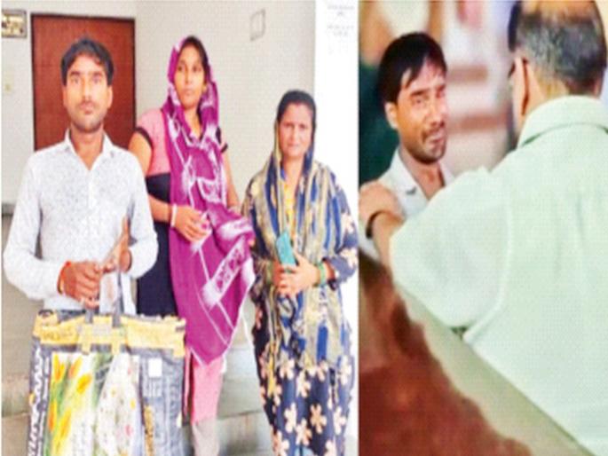 Father runs to collector with baby's body in a bag, makes demand | बाळाचा मृतदेह पिशवीत घेऊन पित्याची कलेक्टरकडे धाव, केली अशी मागणी Father runs to collector with baby's body in a bag, makes demand | बाळाचा मृतदेह पिशवीत घेऊन पित्याची कलेक्टरकडे धाव, केली अशी मागणी