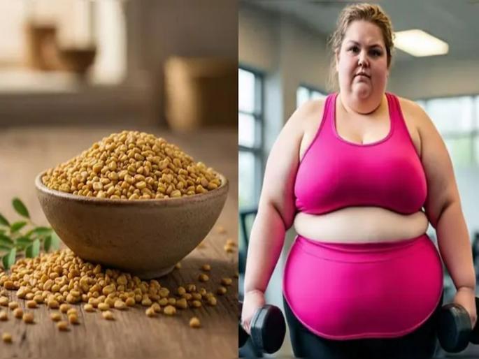 Methi Dana Fenugreek Seeds For Weight Loss Benefits For Health And Weight Loss | पोट लटकतंय-मांड्या दांडग्या दिसतात? १ चमचे मेथीचे दाणे 'या' पद्धतीनं घ्या, झरझर उतरेल चरबी