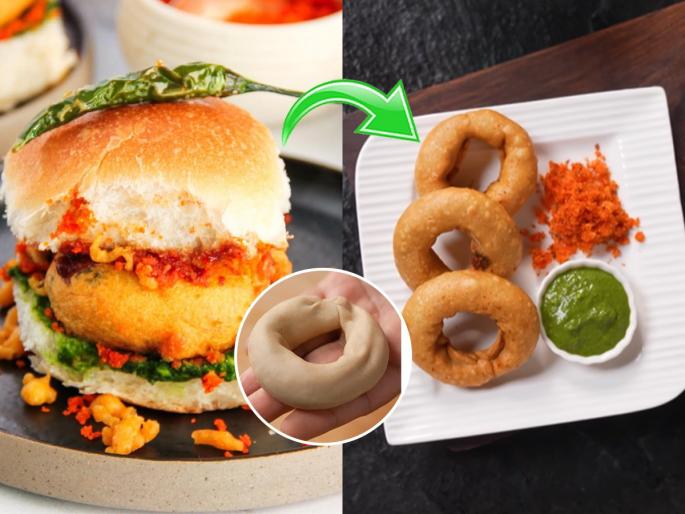 how to make hot and spicy Vada Pav Bagel in monsoon a delicious fusion treat you can relish at home recipe | पावसाळ्यात आस्वाद घ्या गरमागरम वडापाव बॅगेलचा, घरबसल्या खा स्वादिष्ट-खमंग पदार्थ, पाहा सोपी फ्यूजन रेसिपी