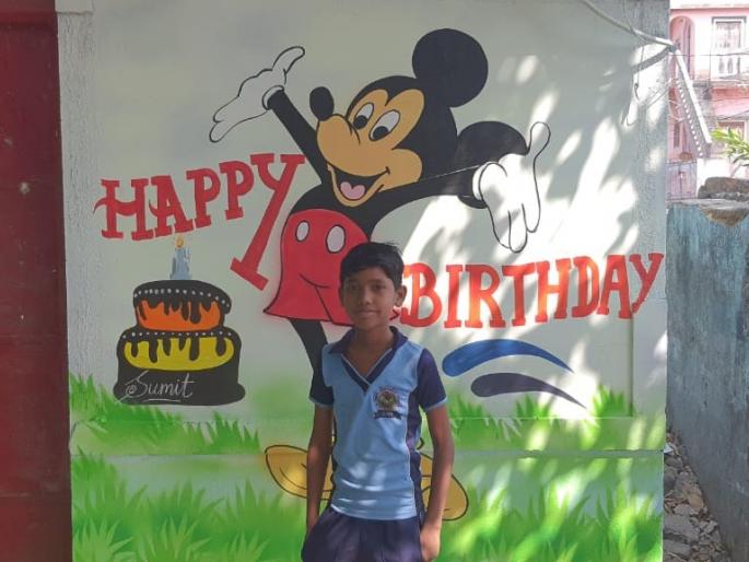 Activities at Selfie Point, Dushere, which became the walls of Zilla Parishad School | जिल्हा परिषद शाळेच्या भिंती बनल्या सेल्फी पॉईंट, दुशेरे येथील उपक्रम  Activities at Selfie Point, Dushere, which became the walls of Zilla Parishad School | जिल्हा परिषद शाळेच्या भिंती बनल्या सेल्फी पॉईंट, दुशेरे येथील उपक्रम