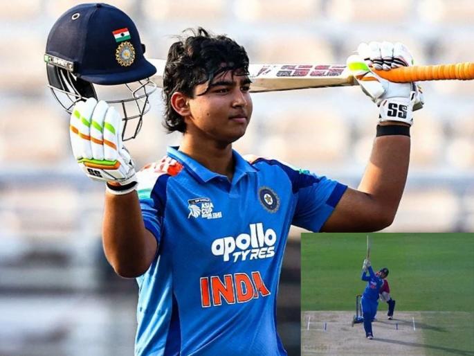 IND vs UAE 1st Match Vaibhab Suryavanshi Show Power With Fifty After Ayush Mhatre Departs Early In U-19 Asia cup opener vs United Arab Emirates | U19 Asia Cup 2025 : वैभव सूर्यवंशीचा धमाका! सिक्सर मारत स्टाईलमध्ये साजरी केली फिफ्टी