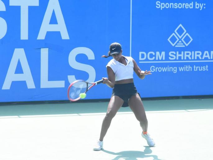 Tamil Nadu’s Manish and Maharashtra’s Vaishnavi storm into semi-finals of 28th Fenesta Open National Tennis Championship | राष्ट्रीय टेनिस स्पर्धेत महाराष्ट्राच्या खेळाडूंचा दबदबा; वैष्णवी, वारीक उपांत्य फेरीत   Tamil Nadu’s Manish and Maharashtra’s Vaishnavi storm into semi-finals of 28th Fenesta Open National Tennis Championship | राष्ट्रीय टेनिस स्पर्धेत महाराष्ट्राच्या खेळाडूंचा दबदबा; वैष्णवी, वारीक उपांत्य फेरीत