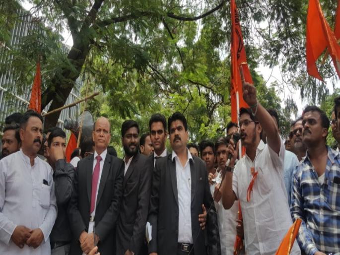 court working stoped due to maharashtra band | बंदमुळे न्यायालयातील कामकाजही ठप्प court working stoped due to maharashtra band | बंदमुळे न्यायालयातील कामकाजही ठप्प