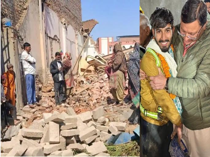 Bulldozer on Rat Miner's home that saved 41 lives; The opposition attacked the government | 41 लोकांचे प्राण वाचवणाऱ्या रॅट मायनरच्या घरावर बुलडोझर; विरोधकांचा सरकारवर घणाघात Bulldozer on Rat Miner's home that saved 41 lives; The opposition attacked the government | 41 लोकांचे प्राण वाचवणाऱ्या रॅट मायनरच्या घरावर बुलडोझर; विरोधकांचा सरकारवर घणाघात