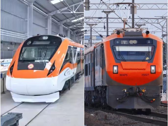 difference between vande bharat train and how will become amrit bharat train special for passengers know about full details | वंदे भारत अन् अमृत भारत ट्रेनमध्ये नेमका फरक काय? प्रवाशांसाठी का खास असेल? जाणून घ्या difference between vande bharat train and how will become amrit bharat train special for passengers know about full details | वंदे भारत अन् अमृत भारत ट्रेनमध्ये नेमका फरक काय? प्रवाशांसाठी का खास असेल? जाणून घ्या