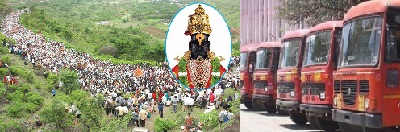 Last year Corona, this year st strike is waiting for Pandharpur wari | गेल्यावर्षी कोरोनाने, यंदा लालपरीने अडविली पंढरीची वाट Last year Corona, this year st strike is waiting for Pandharpur wari | गेल्यावर्षी कोरोनाने, यंदा लालपरीने अडविली पंढरीची वाट