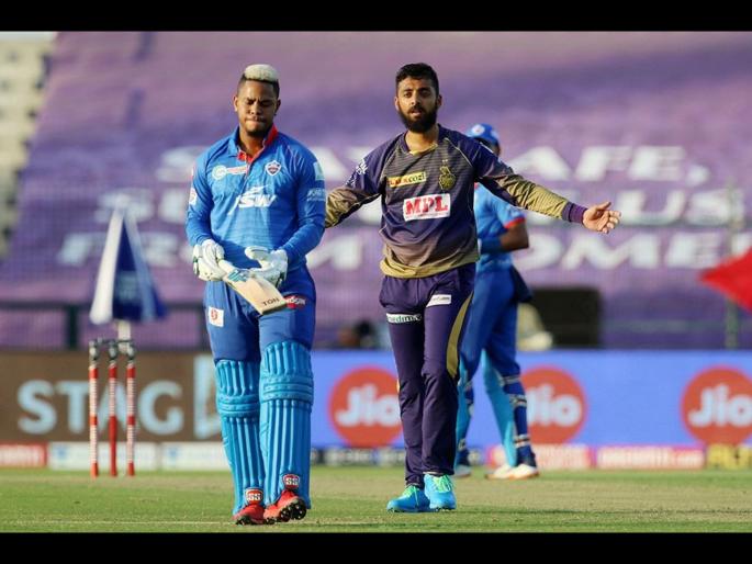 DC vs KKR Latest News : Varun Chakravarthy ( 5/20) becomes only second bowler after Sunil Narine to take five wicket haul for KKR in IPL history | DC vs KKR Latest News : कोलकाता नाईट रायडर्सवर 'वरूण' कृपा; दिल्ली कॅपिटल्सविरुद्ध नोंदवला विक्रम 