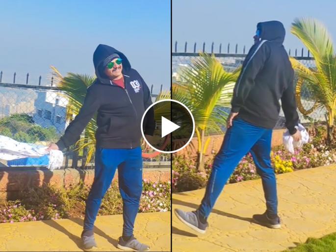 Video Hoodie goggles on eyes pune mns leader Vasant More fantastic dance on Srivalli allu arjun viral on social media | Video : अंगावर हुडी, डोळ्यांवर गॉगल; श्रीवल्लीवर वसंत मोरेंचा भन्नाट डान्स Video Hoodie goggles on eyes pune mns leader Vasant More fantastic dance on Srivalli allu arjun viral on social media | Video : अंगावर हुडी, डोळ्यांवर गॉगल; श्रीवल्लीवर वसंत मोरेंचा भन्नाट डान्स