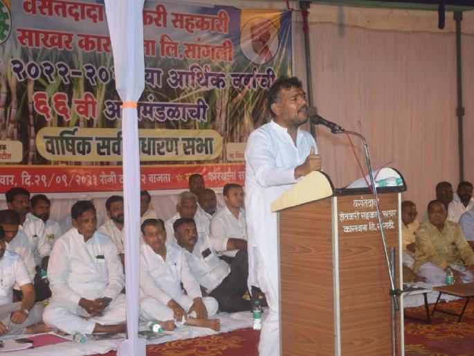 The plan of some leaders to close the Vasantdada factory under the cover of pollution, Serious accusation of Vishal Patil | Sangli: प्रदूषणाच्या आडून 'वसंतदादा' बंद पाडण्याचा काही नेत्यांचा डाव, विशाल पाटील यांचा गंभीर आरोप The plan of some leaders to close the Vasantdada factory under the cover of pollution, Serious accusation of Vishal Patil | Sangli: प्रदूषणाच्या आडून 'वसंतदादा' बंद पाडण्याचा काही नेत्यांचा डाव, विशाल पाटील यांचा गंभीर आरोप